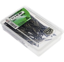 Draadnagels 2.1 x 40 millimeter in kunststof verpakking