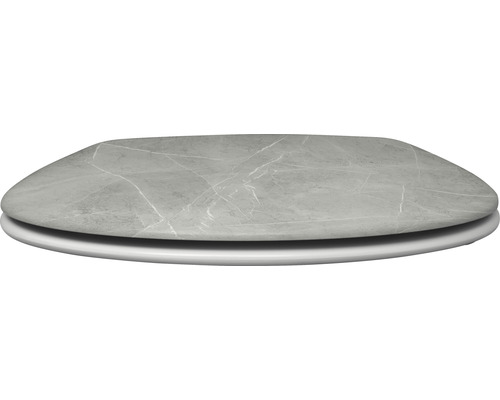 Toiletdeksel met marmerlook