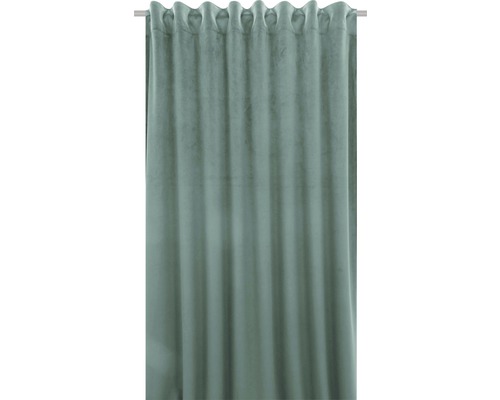 SOLEVITO Gordijn met plooiband Velvet mint 140x280 cm