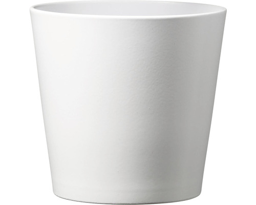 Witte bloempot
