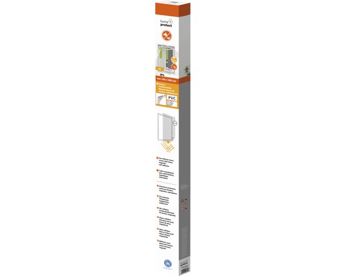 Verpakking van een vliegengordijn met magneetsluiting voor de deurpost