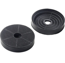 Twee afzuigkapfilters van actieve kool