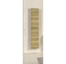 Hoge badkamerkast Bologna 160x40x30 cm natuur eiken