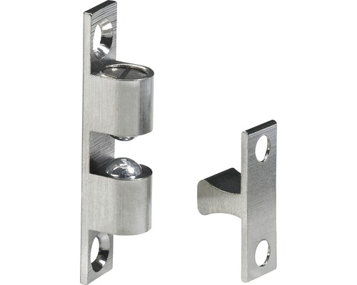 HETTICH Kogelsluiting 42x9 mm vernikkeld, 10 stuks Metalen kogelvanger voor deuren