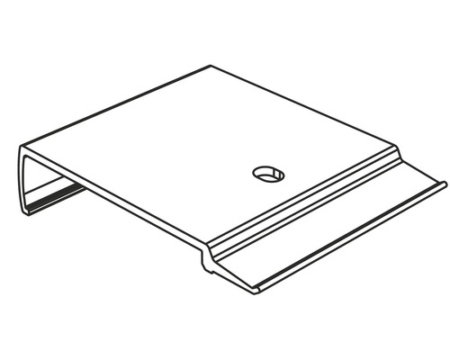 Metalen beugel met gat voor bevestiging