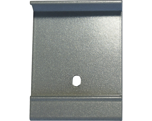 Metalen bevestigingsrail met gat