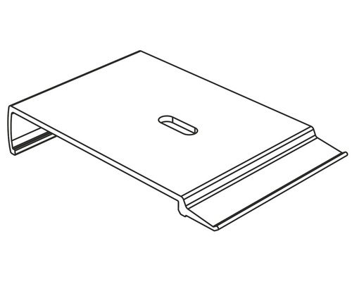 Metalen beugel met uitsparing