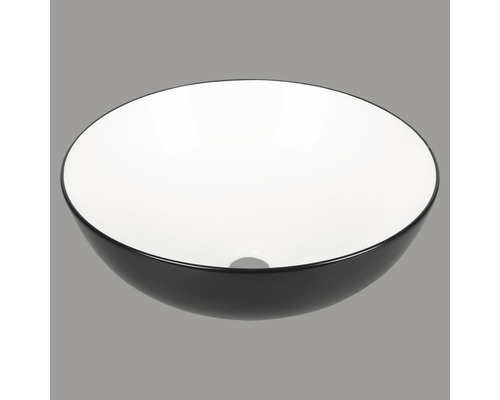 Keramische wastafel met rond design