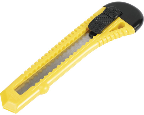 Breekmes met uitschuifbaar lemmet en kunststof behuizing