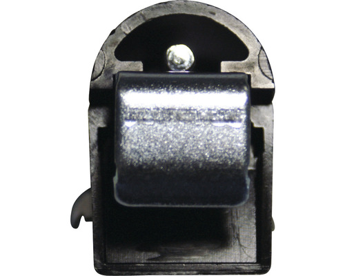 Zijgeleidingsprofiel voor rolgordijnen met metalen inzetstuk