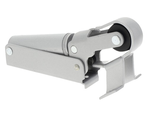 Metalen deurstopper met rol