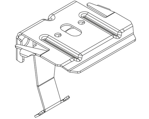 Illustratie van een rolluikophanger.