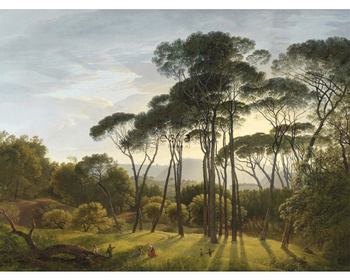 ESTAHOME Fotobehang vlies 158891 Blush italiaans landschap donkergroen 372x279 cm-0