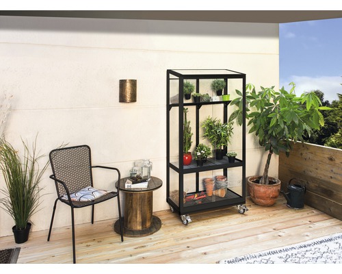 VITAVIA Muurkas Polis 350 Veiligheidsglas- fundering-verrijdbaar 81x43 cm zwart VITAVIA Muurkas Polis 350 Veiligheidsglas- fundering-verrijdbaar 81x43 cm zwart