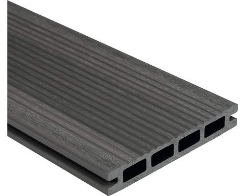 Terrasplank van composietmateriaal met gegroefd oppervlak