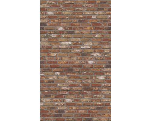 Bakstenen behang met metselwerk look
