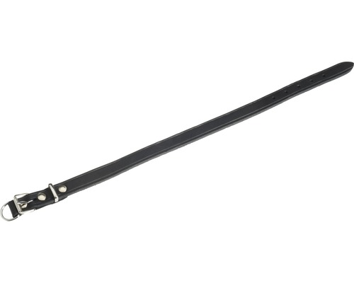KARLIE Halsband Rondo leer zwart 25 mm, 52 cm