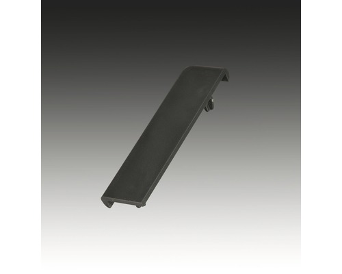 Zwart meubelafdekprofiel van kunststof