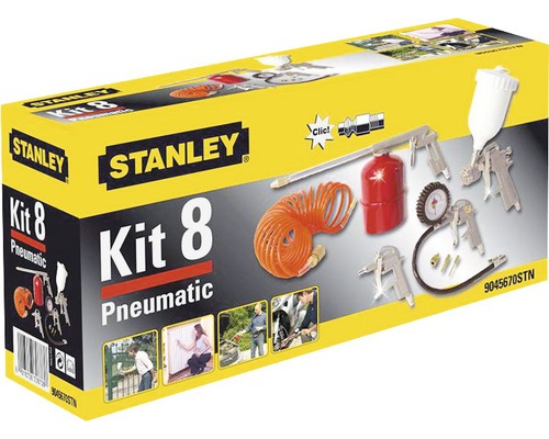 Stanley Kit 8 pneumatische set in verpakking