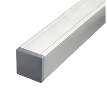Aluminium profiel met eindkap