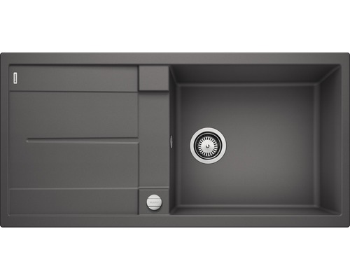 Spoelbak van composietmateriaal met afdruiprek