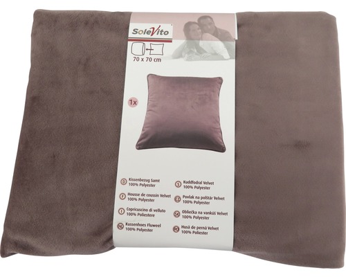 SoleVito kussenhoes fluweel, 70x70 cm, van polyester