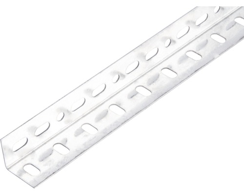 GAH.ALBERTS Hoekprofiel Conceptor 25x25x1,2 mm verzinkt, 100 cm Metalen hoekprofiel met gaten