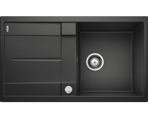 Spoelbak van silgranit met afdruiprek