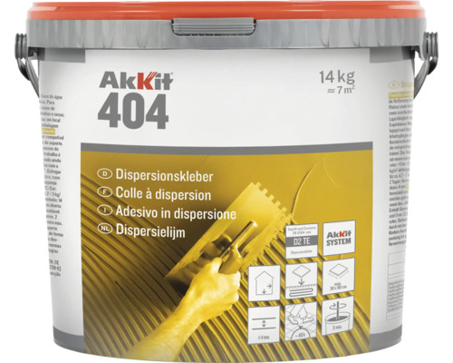 AKKIT 404 Gebruiksklare dispersielijm D2 TE 14 kg