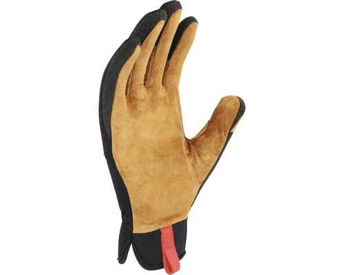 Werkhandschoen met leren handpalm