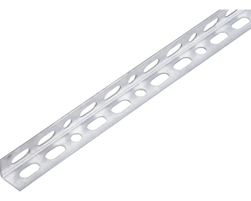 GAH.ALBERTS Hoekprofiel Conceptor 15x15x1,0 mm verzinkt, 200 cm Geperforeerde hoek van staal