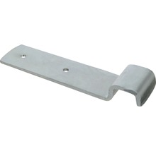 Metalen wandhaak met bevestigingsgaten voor wandmontage
