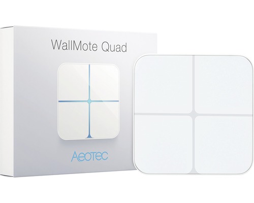 Aeotec WallMote Quad met verpakking