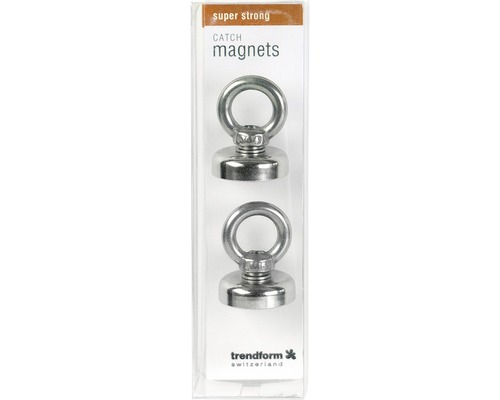 Twee Super Strong Catch Magneten in verpakking