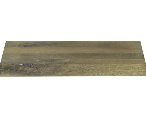 Fonteinplank massief eiken 40x25x4 cm met rechte kant