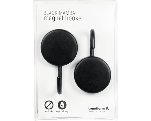 Black Mamba magneethaken, set van twee stuks