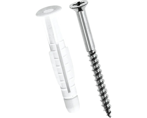 Kunststof plug en schroef