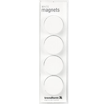 TRENDFORM Magneten wit 4 stuks