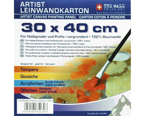 THE WALL Schilderskarton 30x40 cm