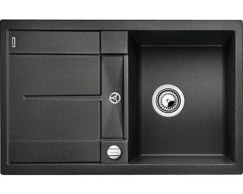BLANCO Spoelbak Metra 45 S antraciet 50x78 cm Spoelbak van silgranit met afdruiprek