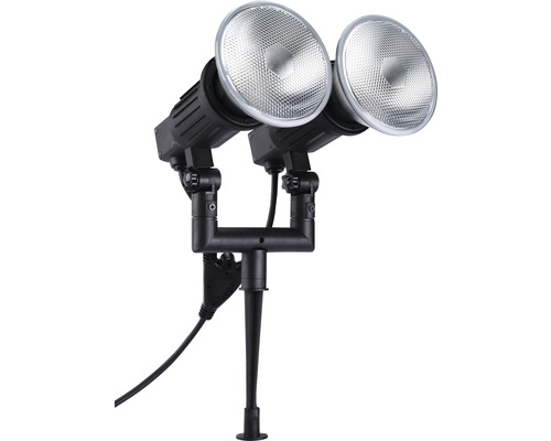 Dubbele spot met grondpen voor buiten