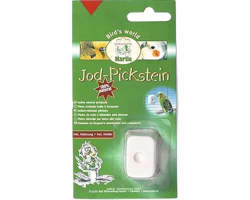 Karlie Jodium piksteen voor vogels in verpakking
