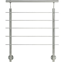 Roestvrijstalen balustrade met horizontale vullingen