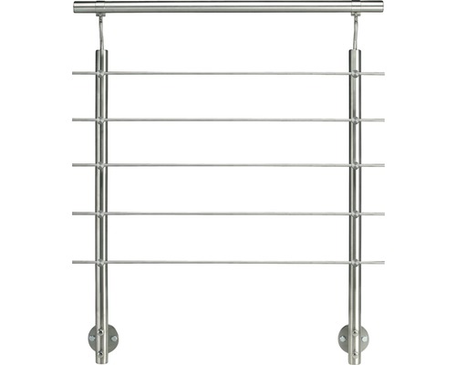 Roestvrijstalen balustrade met horizontale vullingen