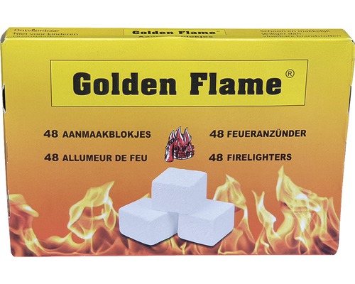 GOLDEN FLAME Aanmaakblokjes wit 48 st-0