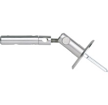 Wandbevestiging van metaal met schroef