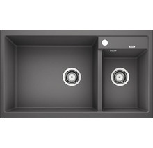 Spoelbak met twee spoelbakken en afvoeren