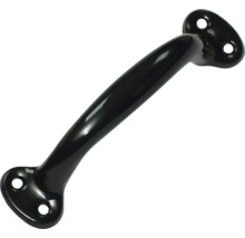 Booggreep staalplaat zwart, 140 mm
