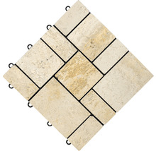 Vierkante tegel van imitatiesteen met verbindingssysteem