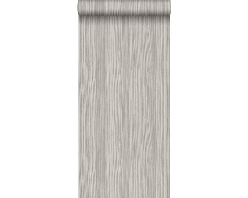 ORIGIN Vliesbehang 347349 Matières - Wood strepen glanzend paars/grijs